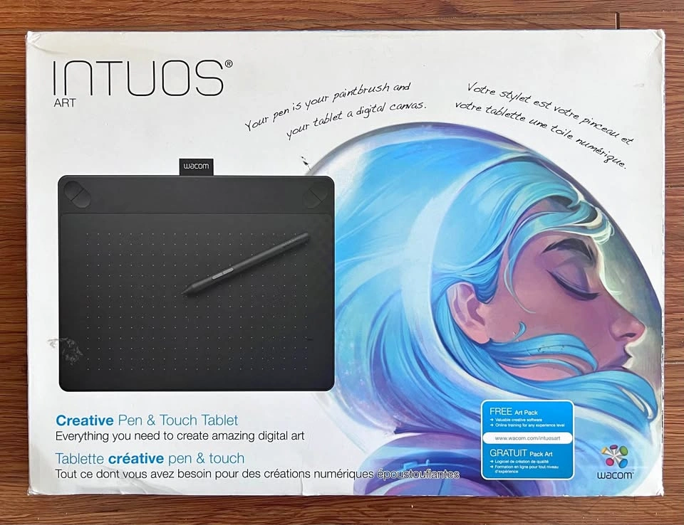 Wacom Intuos Art Pen & Touch Tablet - Brand New