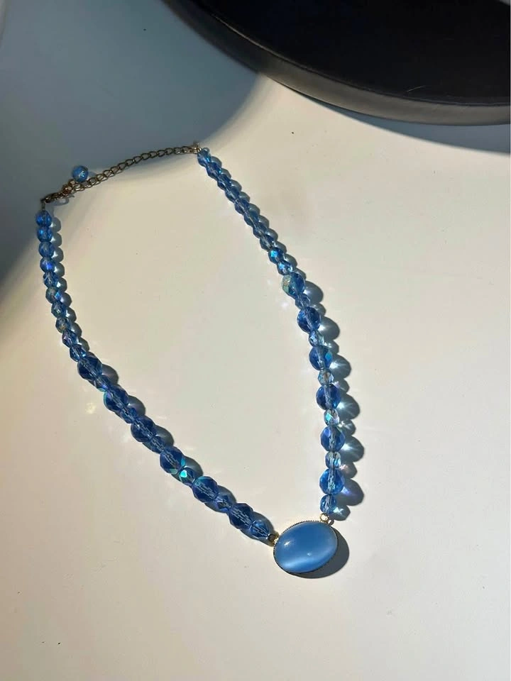 Blue Gem Necklace