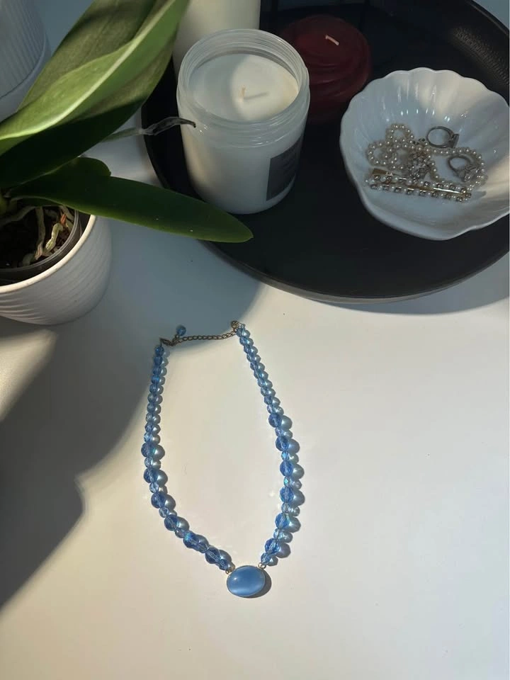 Blue Gem Necklace - photo 4