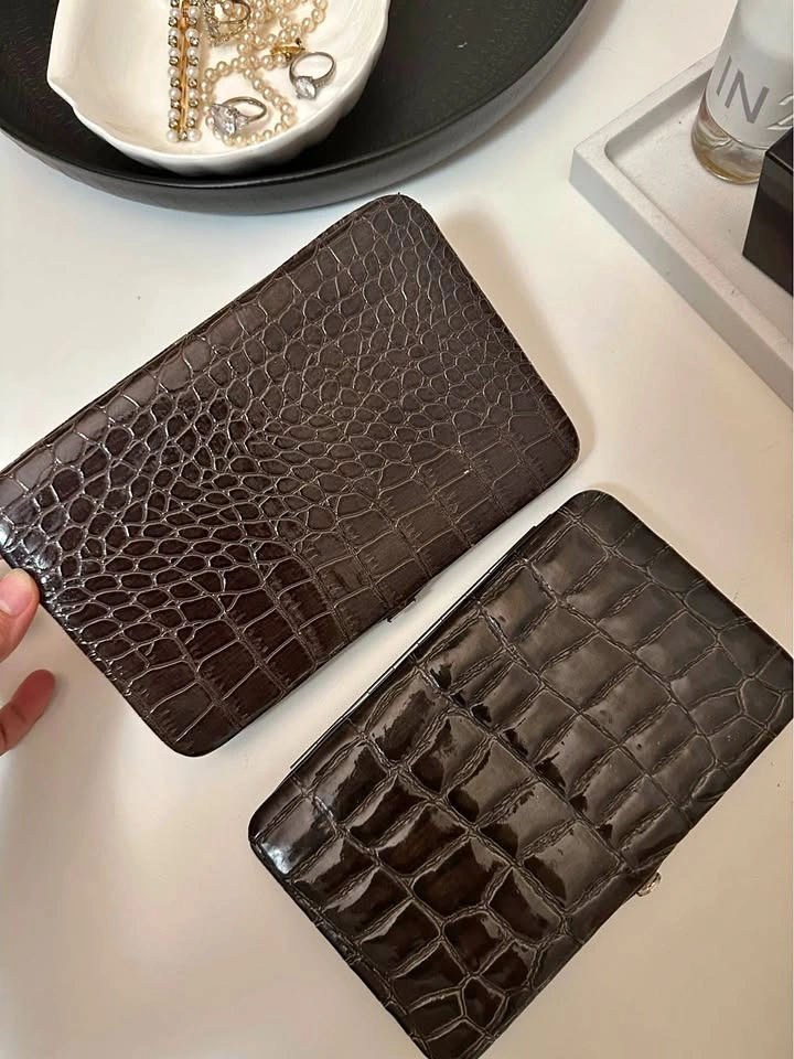 Grunge Brown Clutch Wallets