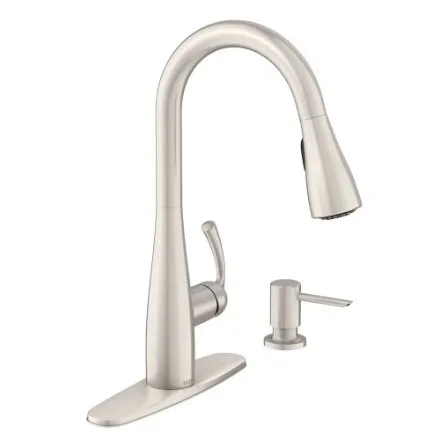 NEW MOEN Essie Kitchen Faucet with Soap Dispenser thumbnail