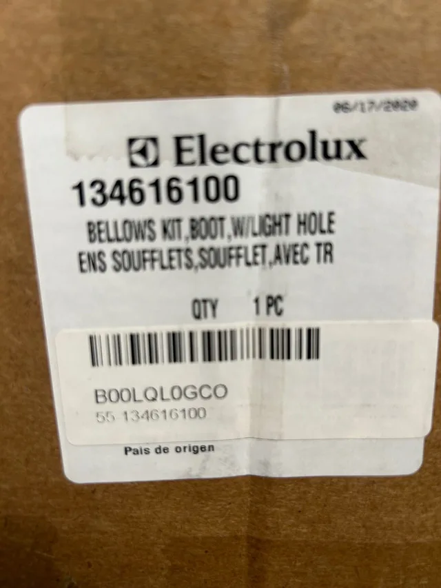Electrolux 134616100 Bellows Kit image indicator(7)