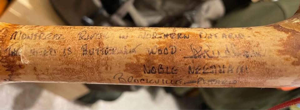 Noble Needham Carved Duck Head Hiking Staff - photo 5