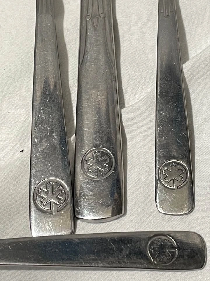 Air Canada Cutlery, 3 Sets, Stainless Steel - photo 2