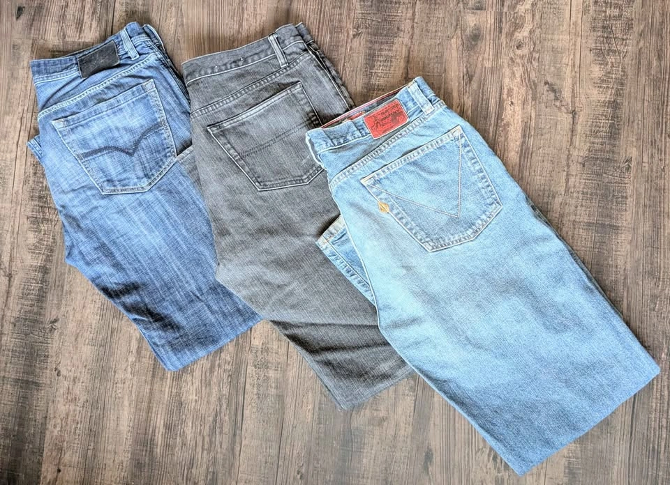 Men's Vintage Y2K Denim Jeans Bundle - Size 34 - photo 2