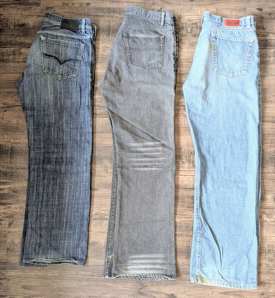 Men's Vintage Y2K Denim Jeans Bundle - Size 34 - photo 4