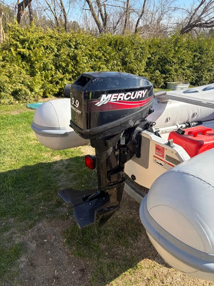 AB Inflatable Boat/Mercury 9.9 Engine/Trailer - photo 2