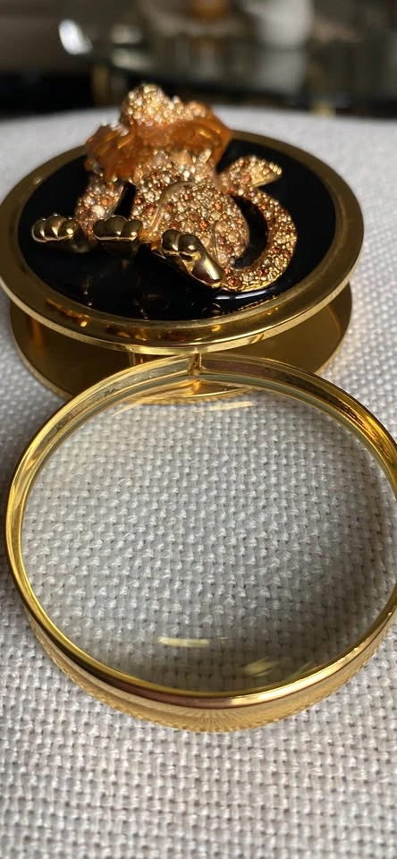 SWAROVSKI Enamel & Crystal Rhinestone Lion - photo 5