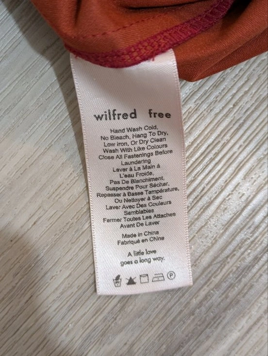 Aritzia Wilfred Free Suede Mini Skirt - Red - Size 4 - photo 4