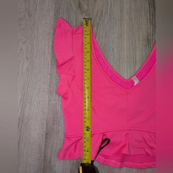 Free People Movement Pink Yoga Crop Top - Size Small - photo 5