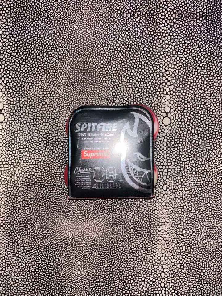 Supreme Red Skateboard Wheels – Brand New, Sealed - photo 2