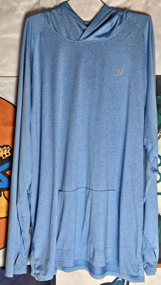 Men's UPF 50+ UV Long Sleeve Hoodie 3XL