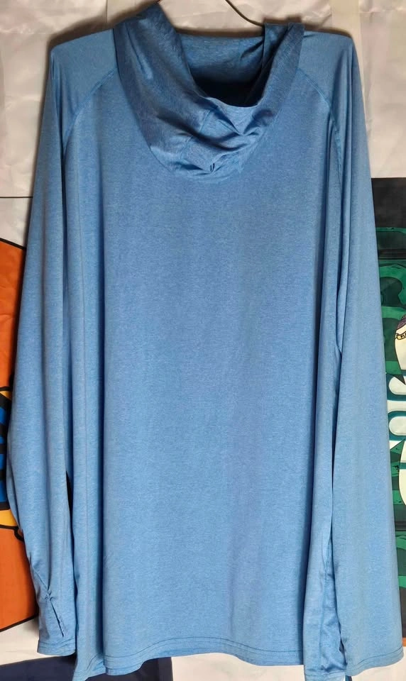 Men's UPF 50+ UV Long Sleeve Hoodie 3XL - photo 2