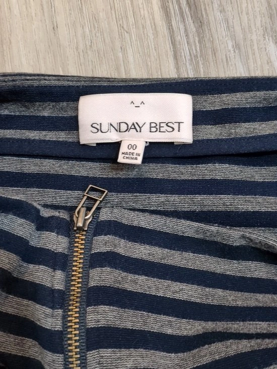 Aritzia Sunday Best Striped Mini Skirt - Size 00 - photo 3