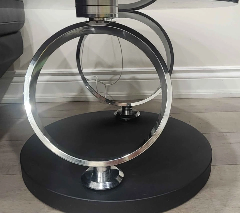 Modern Rotating Coffee Table – Marble Look - photo 3