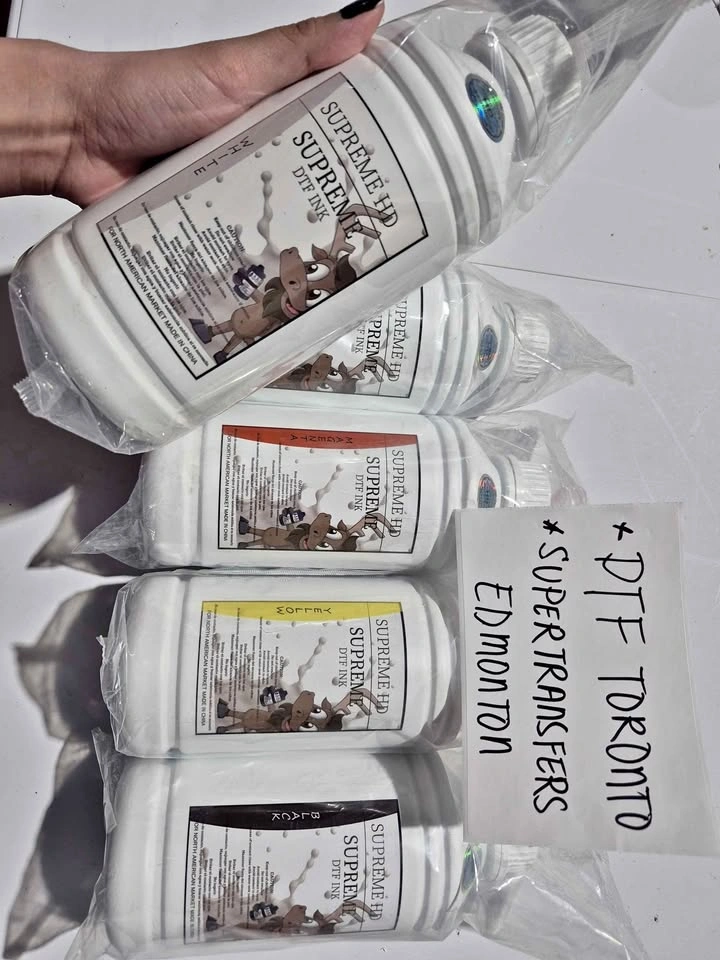 Supreme Premium DTF Ink - Full Color Set CMYKW 1 Liter