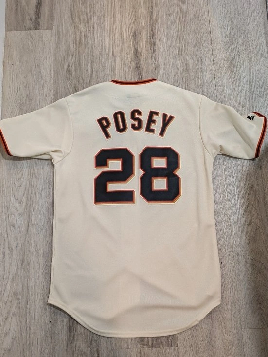 San Francisco Giants Buster Posey #28 Majestic Jersey - Size Sma - photo 2