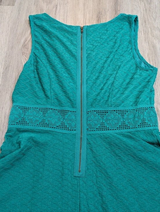 American Rag Cie Green Textured Fit & Flare Dress – Size L - photo 5
