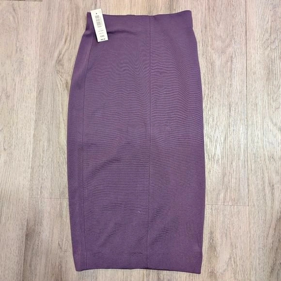 Wilfred NWT LIS Knit Pencil Skirt - Mauvish Purple - Size XXS
