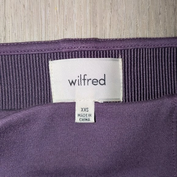 Wilfred NWT LIS Knit Pencil Skirt - Mauvish Purple - Size XXS - photo 2