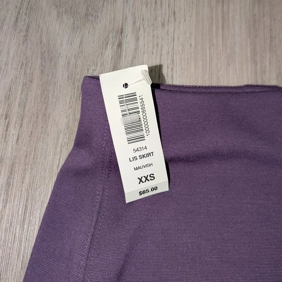 Wilfred NWT LIS Knit Pencil Skirt - Mauvish Purple - Size XXS - photo 3