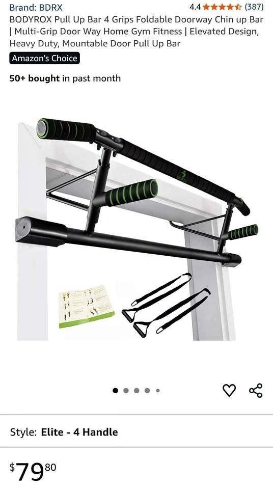 Bodyrox Doorway Pull up Bar