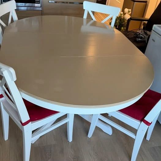 IKEA Expandable Dining Set – Table + 4 Chairs + Pads ✨ $400 CAD - photo 3