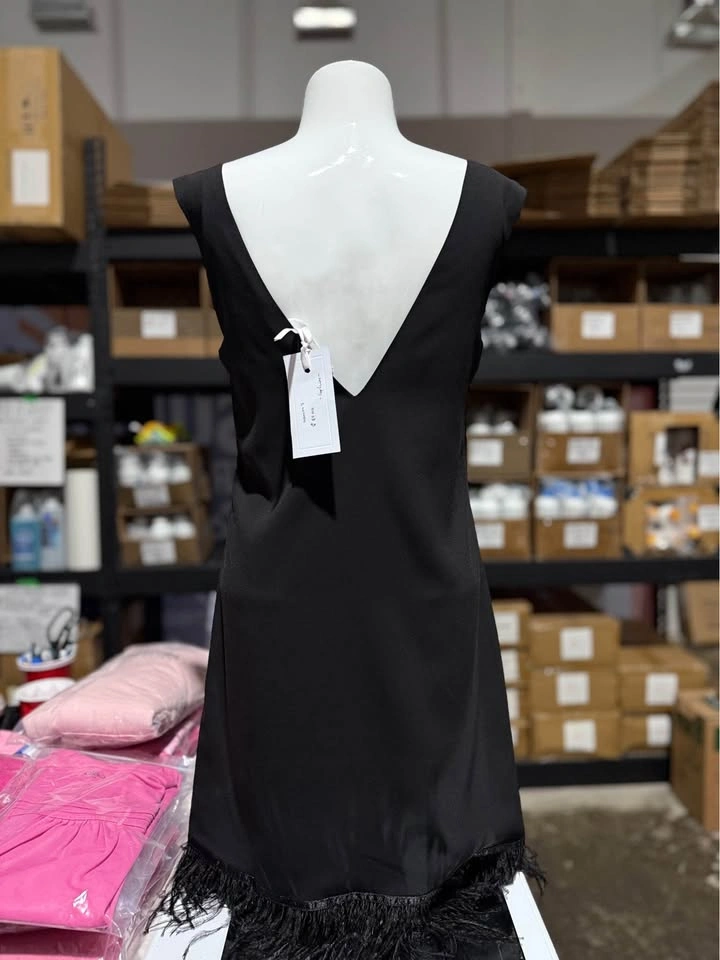 🔥Black Dress V neck- Icone - photo 2