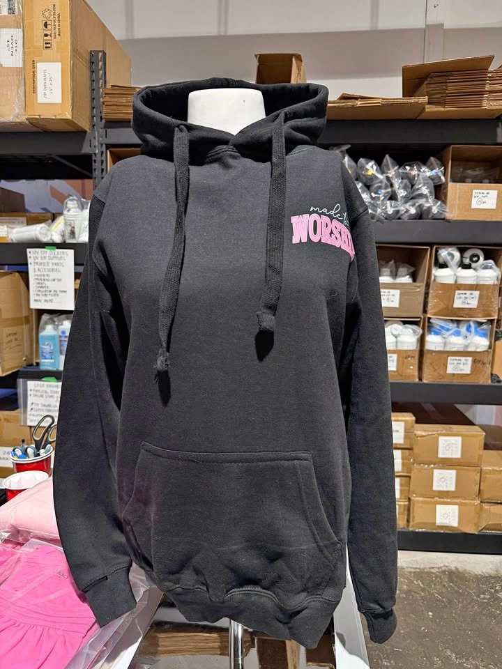 Prima Black "Made to Worship" Hoodie - XS/S