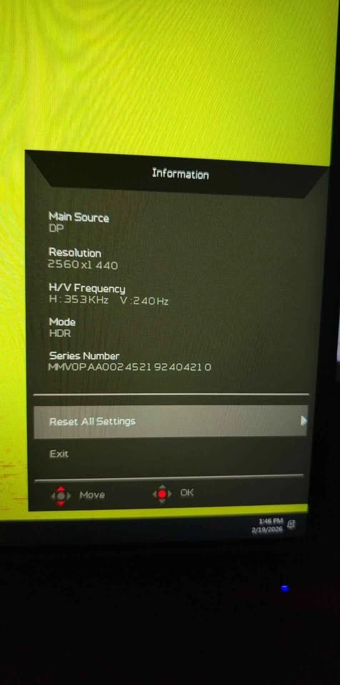 Acer Nitro 1440p 240hz Gaming Monitor VG272U W2 - photo 2