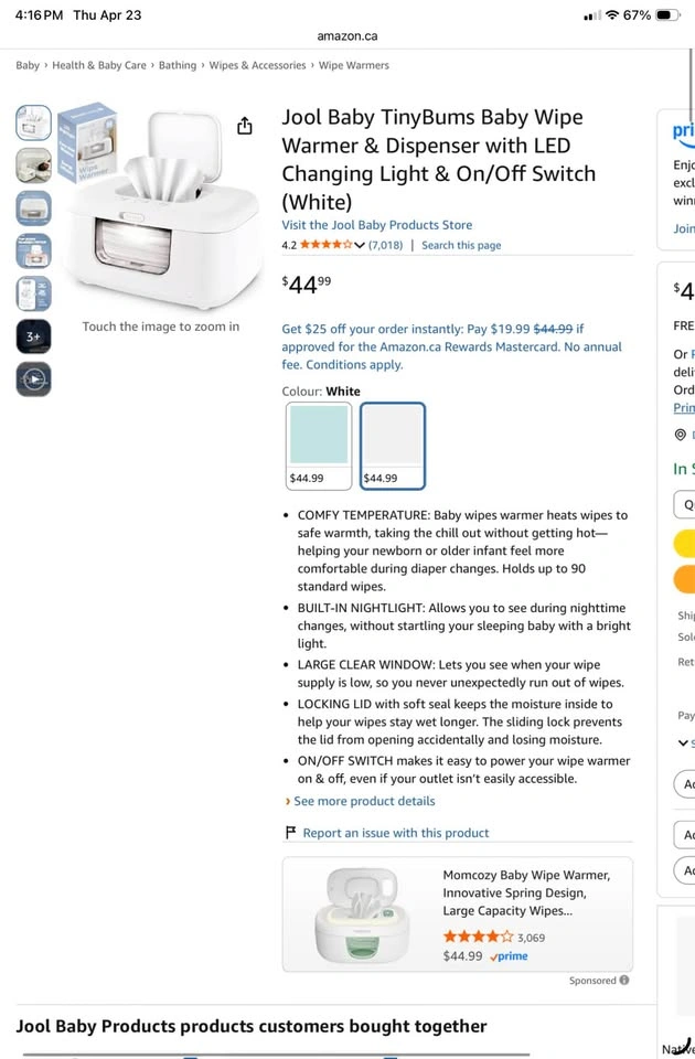 Brand new baby wipe warmer - photo 3