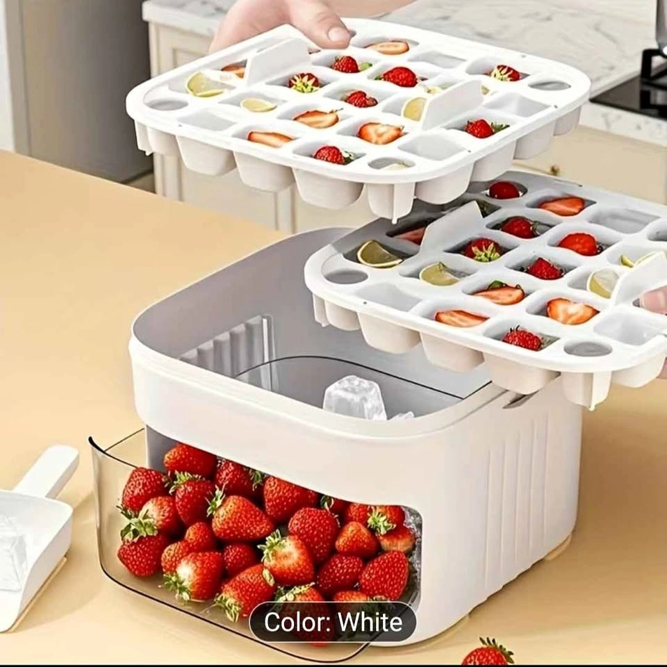 Press Cube Ice Mold for Homemade Ice Cubes