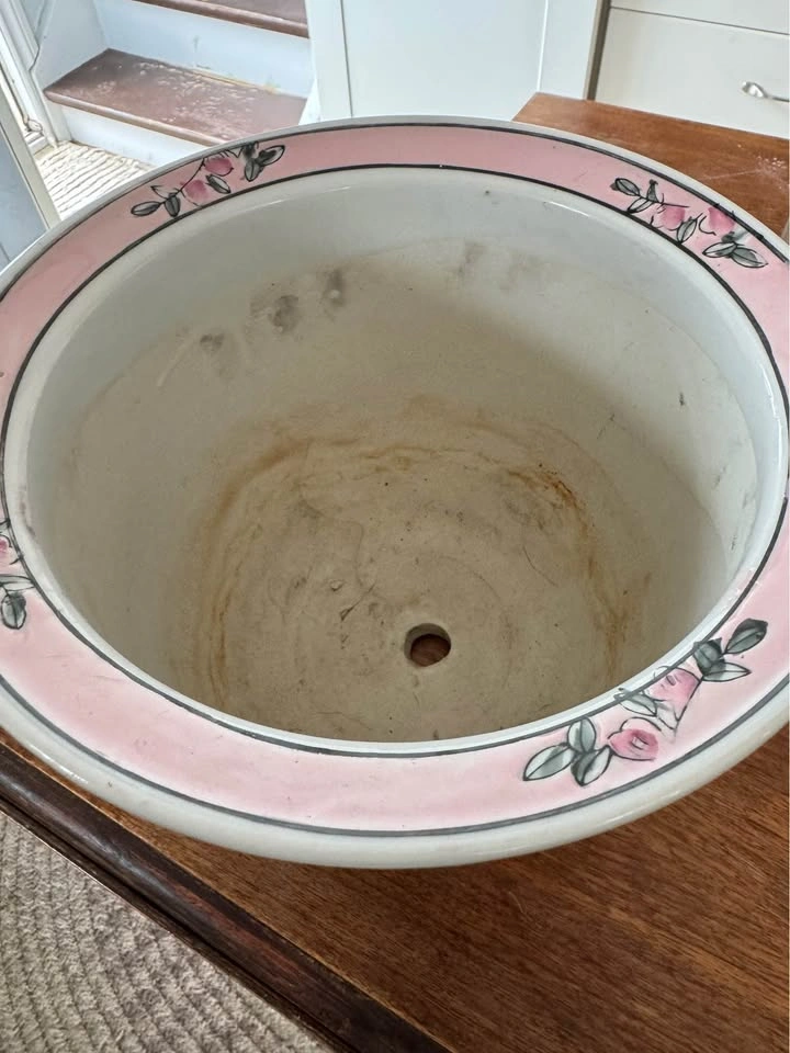 BEAUTIFUL HAND PAINTED VINTAGE Chinese Planter - photo 3