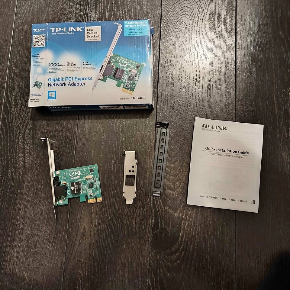 TP-Link Gigabit PCIe Network Adapter TG-3468