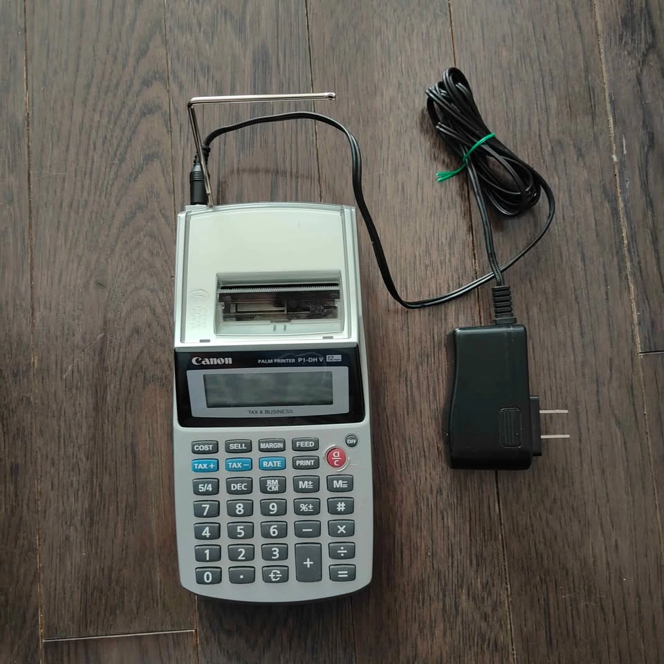 Canon P1-DH V Palm Printer Calculator - Portable 12-Digit Printi - photo 2