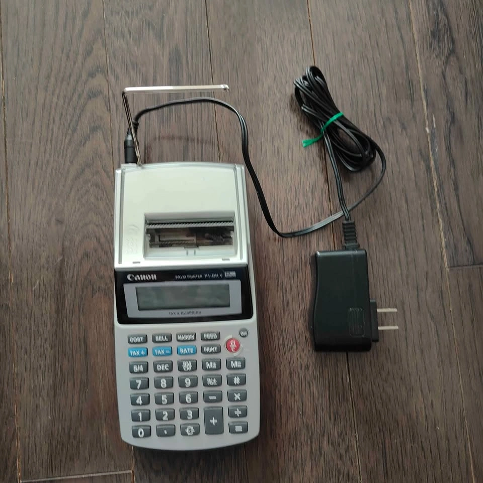 Canon P1-DH V Palm Printer Calculator - Portable 12-Digit Printi - photo 3