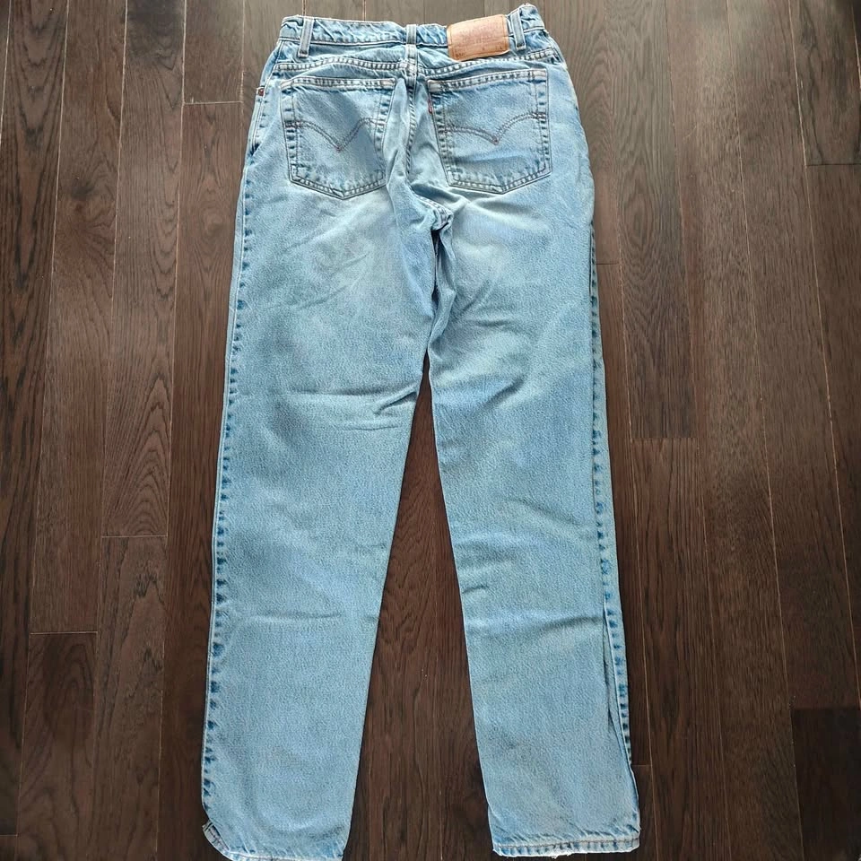 Vintage 1998 Levi’s 550 Relaxed Fit Tapered Jeans - Size 10 - photo 2