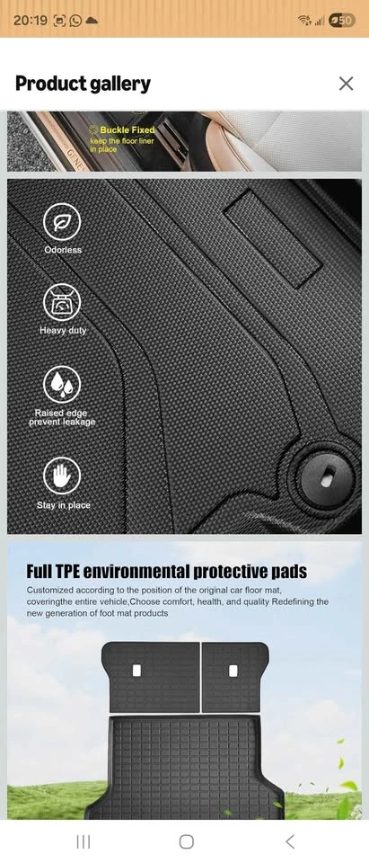 Genesis GV70 2022-2026 Floor Mats + Trunk Liner Set - photo 4