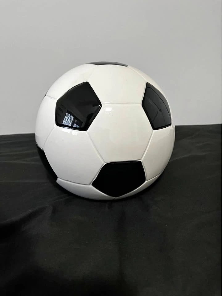 Ceramic Soccer Ball Piggy Bank