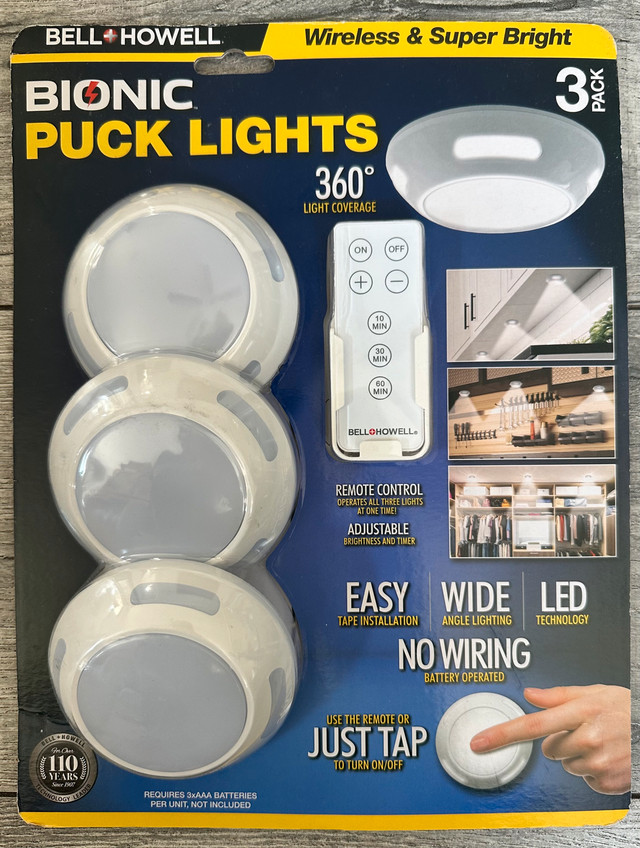 Bell+Howell Bionic Puck Lights