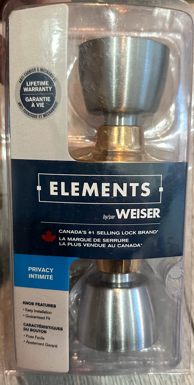 Weiser Elements Privacy Knob brand new - photo 3