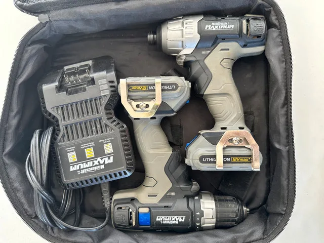 cordless one touch impact driver and drill 12v thumbnail