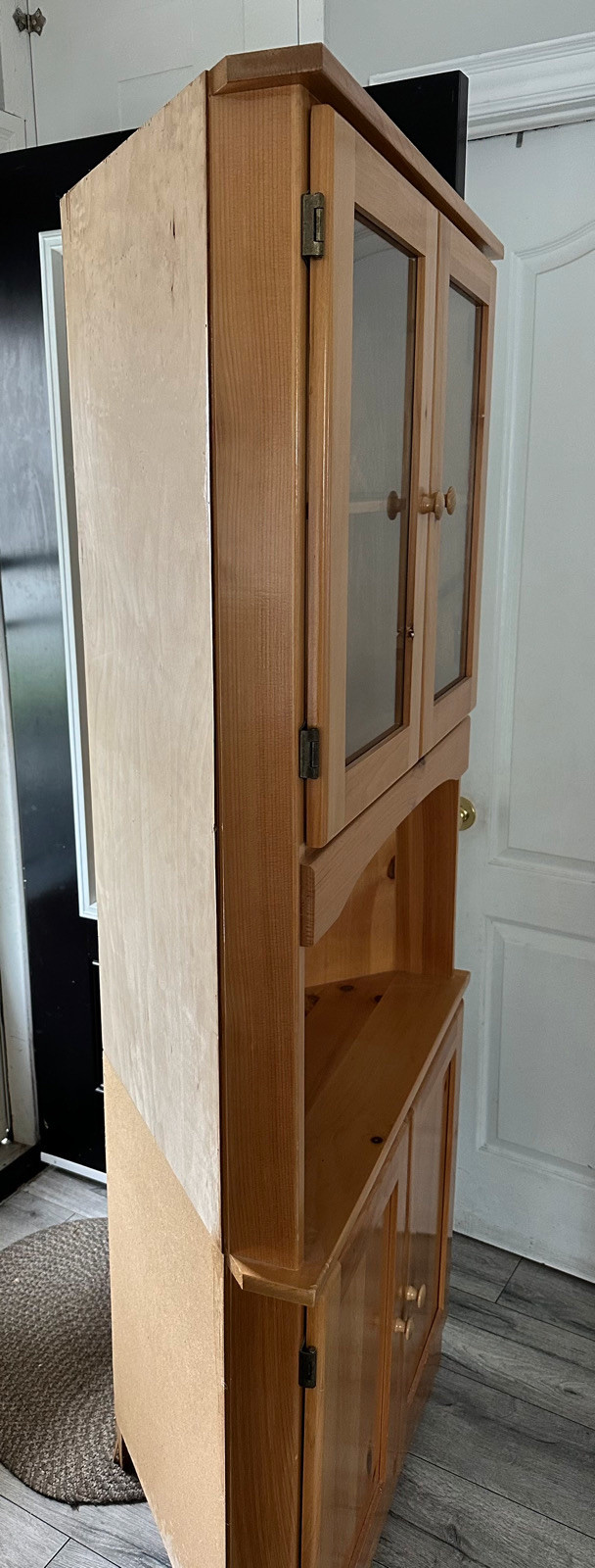 Corner Cabinet 71”x31” used like new - photo 2