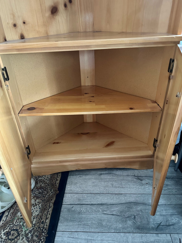 Corner Cabinet 71”x31” used like new - photo 3