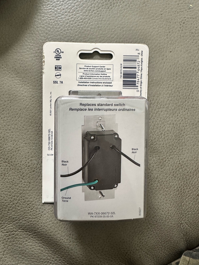Leviton SureSlide Dimmer brand new Ajax pickup only - photo 2