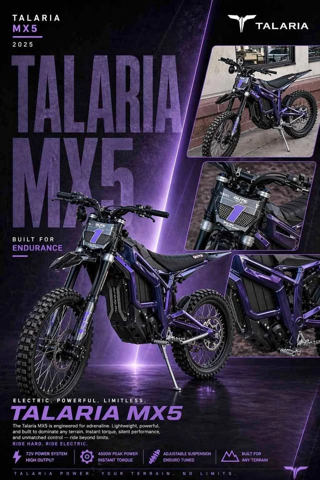 TALARIA MX5 ELECTRIC DIRTBIKE
