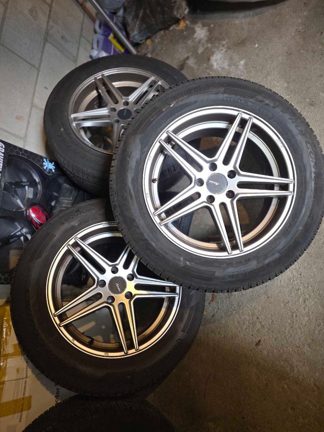Continental TrueContact All Season Tires on Rims