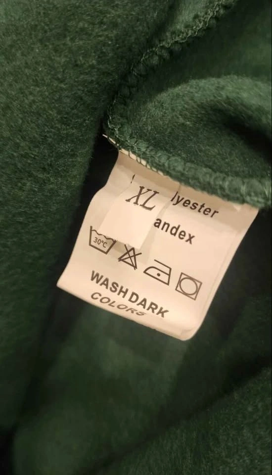 Men's Green Sweatshirt XL - photo 3