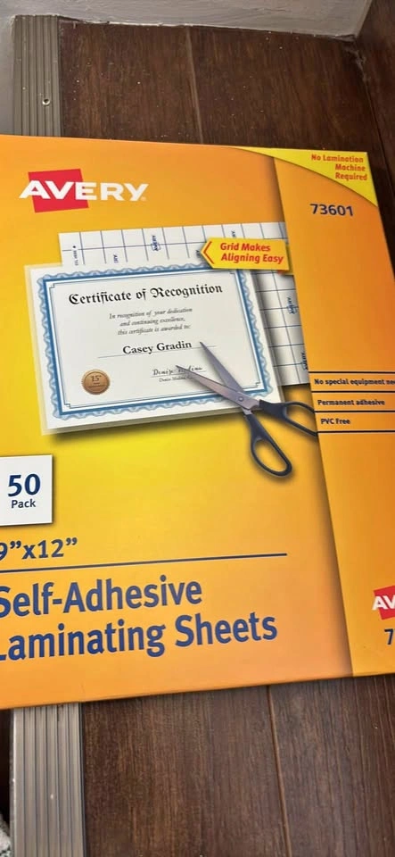 Self Adhesive Laminating Sheets