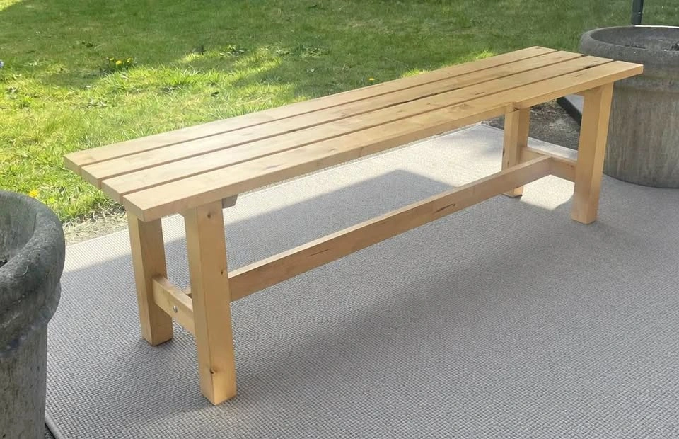IKEA NORDEN solid wood storage bench – excellent condition